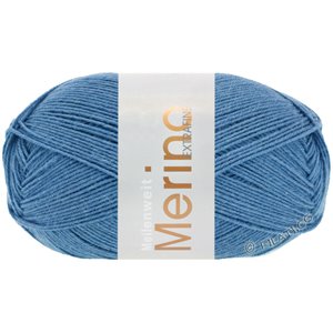 MEILENWEIT 100g Merino Extrafine Uni - von Lana Grossa | 2448-Blau