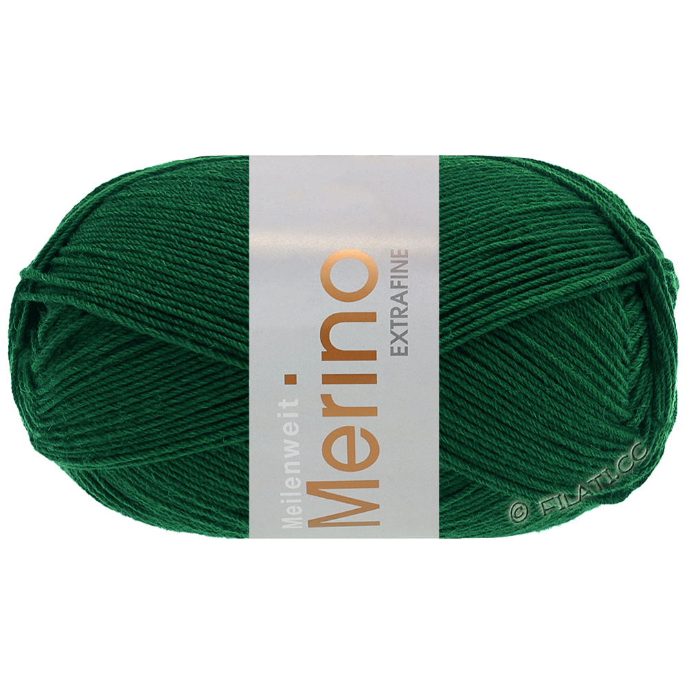 MEILENWEIT 100g Merino Extrafine - von Lana Grossa | 2476-Flaschengrün