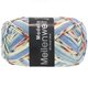 Lana Grossa MEILENWEIT 100g Modello | 4373-Creme/Violett/Fuchsia/Himmelblau/Jade