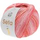 Lana Grossa MEILENWEIT 100g Seta Lia | 3585-Blassrosa/Rosa/Tomatenrot