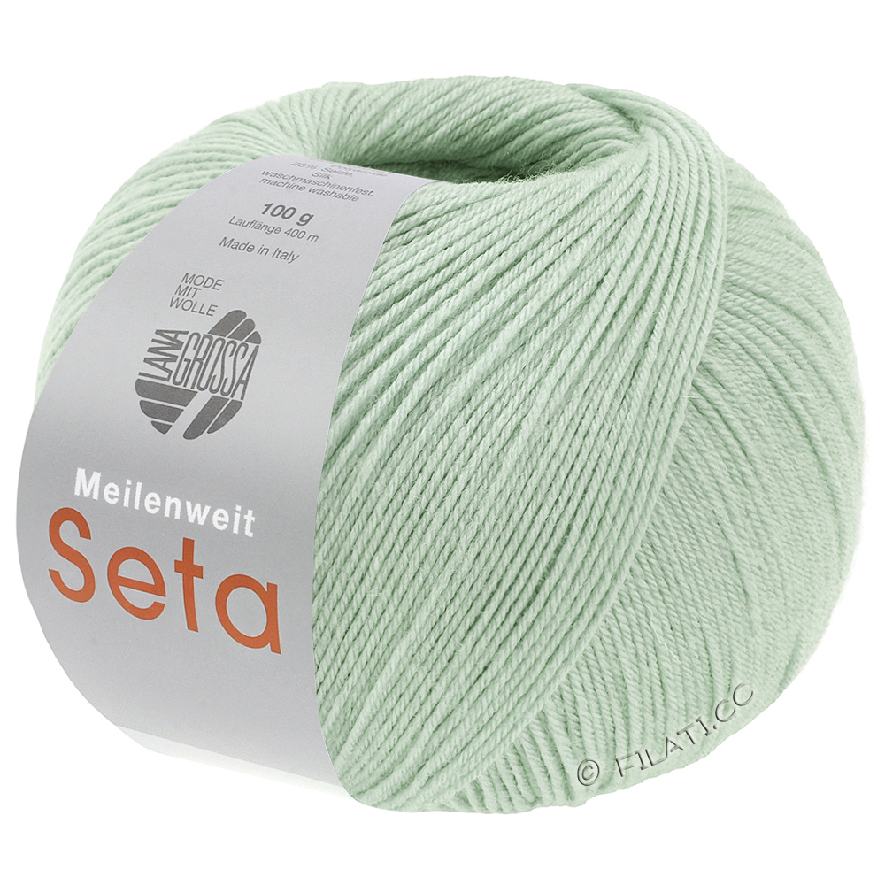 MEILENWEIT 100g Seta - von Lana Grossa | 61-Minttürkis