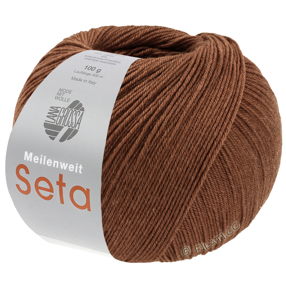 MEILENWEIT 100g Seta - von Lana Grossa | 62-Nougat