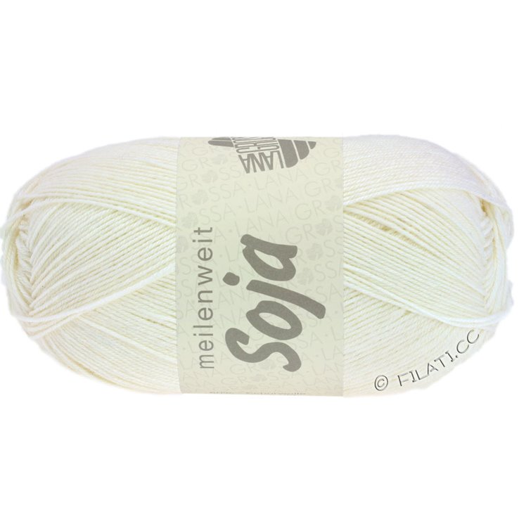 MEILENWEIT 100g Soja - von Lana Grossa | 01-Weiß
