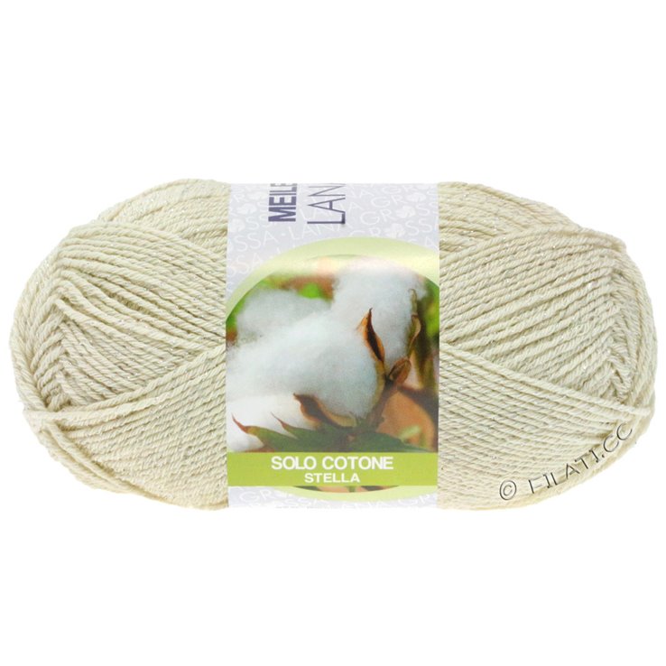 MEILENWEIT 50g Solo Cotone Stella - von Lana Grossa | 3602-Ecru