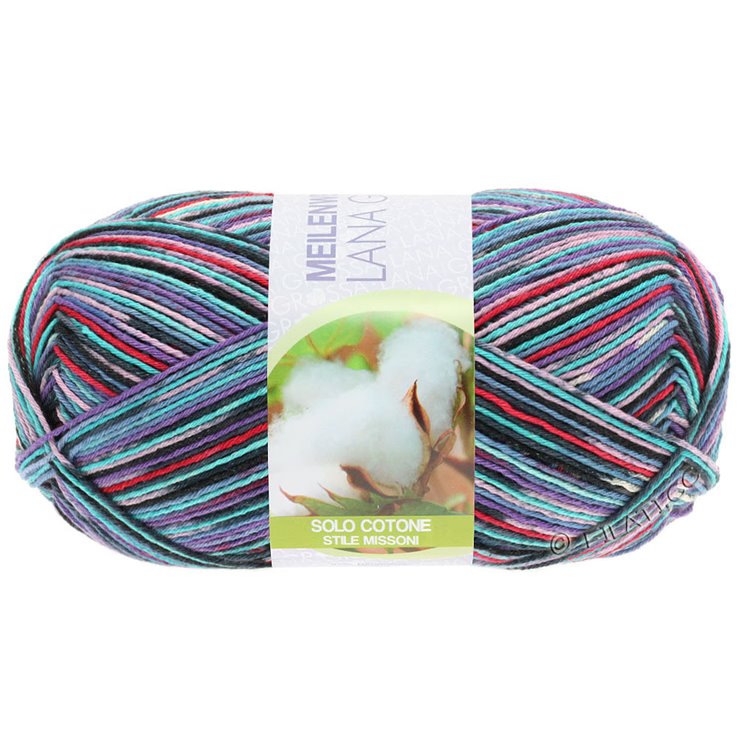 MEILENWEIT 100g Solo Cotone Print - von Lana Grossa | 1001-
