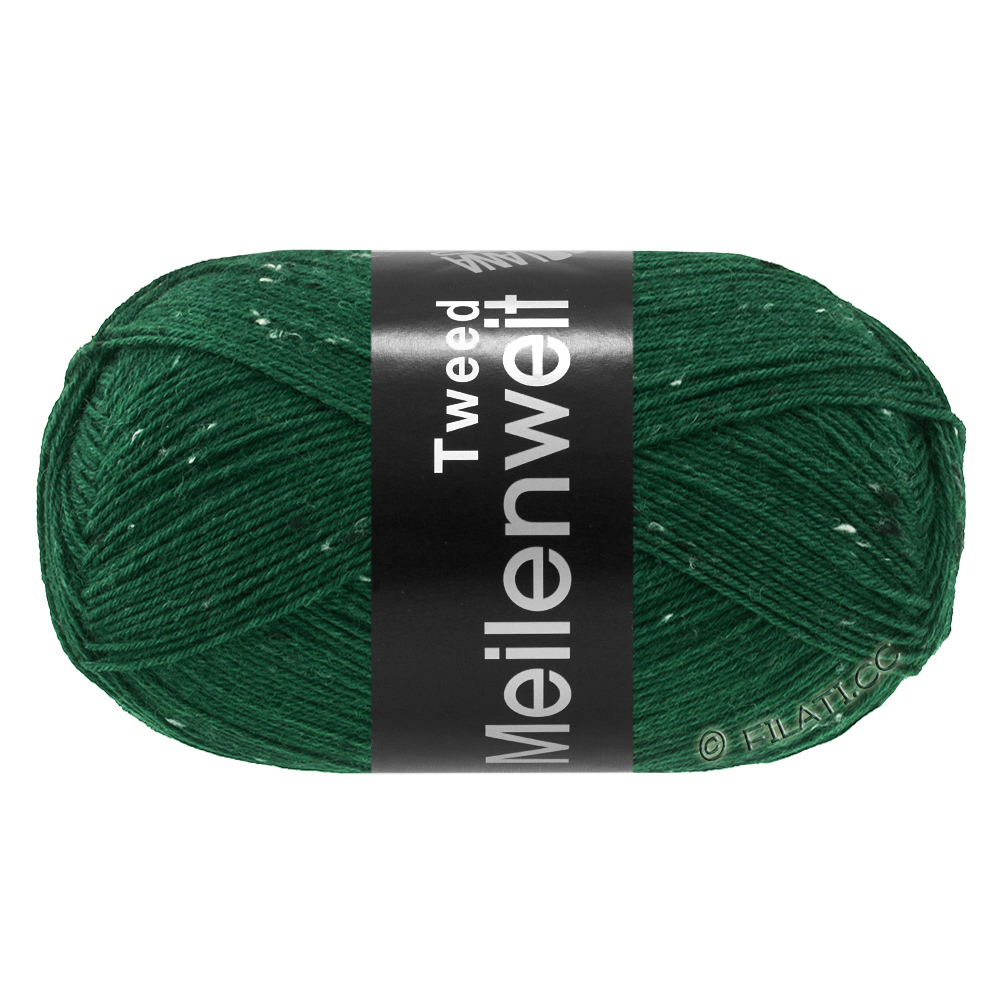 MEILENWEIT 100g Tweed - von Lana Grossa | 183-Flaschengrün