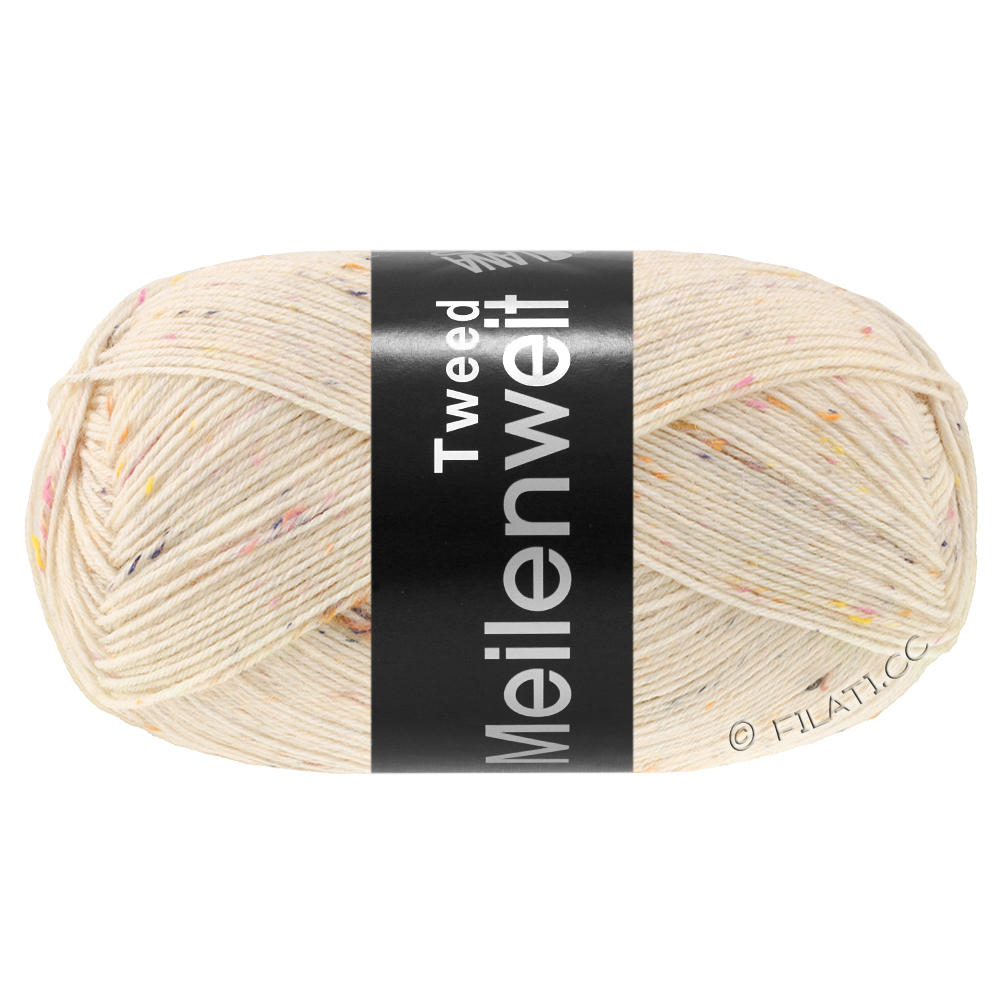 MEILENWEIT 100g Tweed - von Lana Grossa | 185-Creme meliert