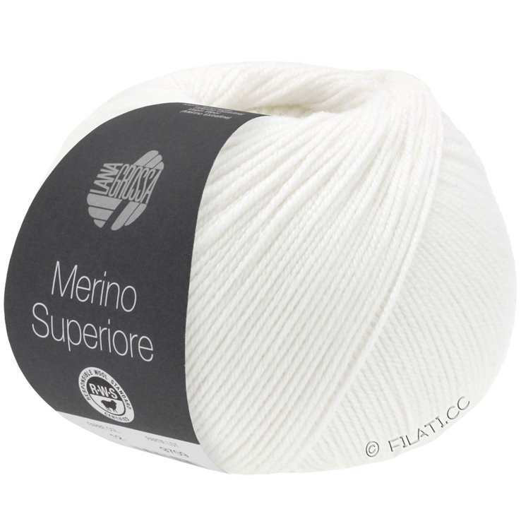 MERINO SUPERIORE - von Lana Grossa | 01-Weiß