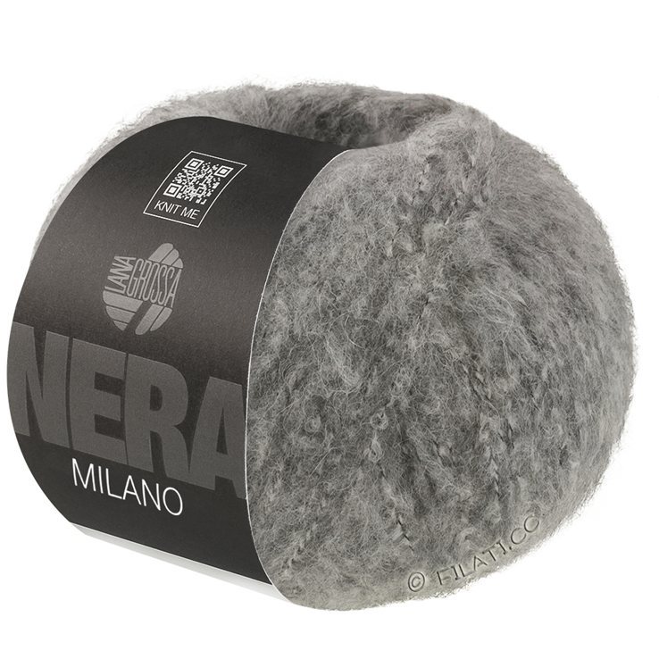 Lana Grossa MILANO (Nera) | 01-Grau meliert