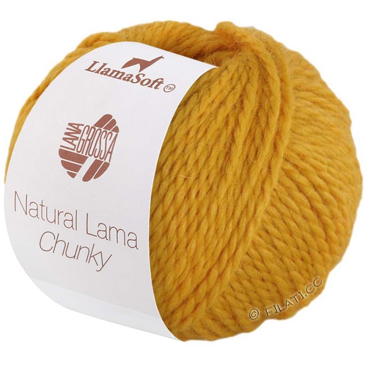 Lana Grossa NATURAL LAMA CHUNKY | 01-Gelb