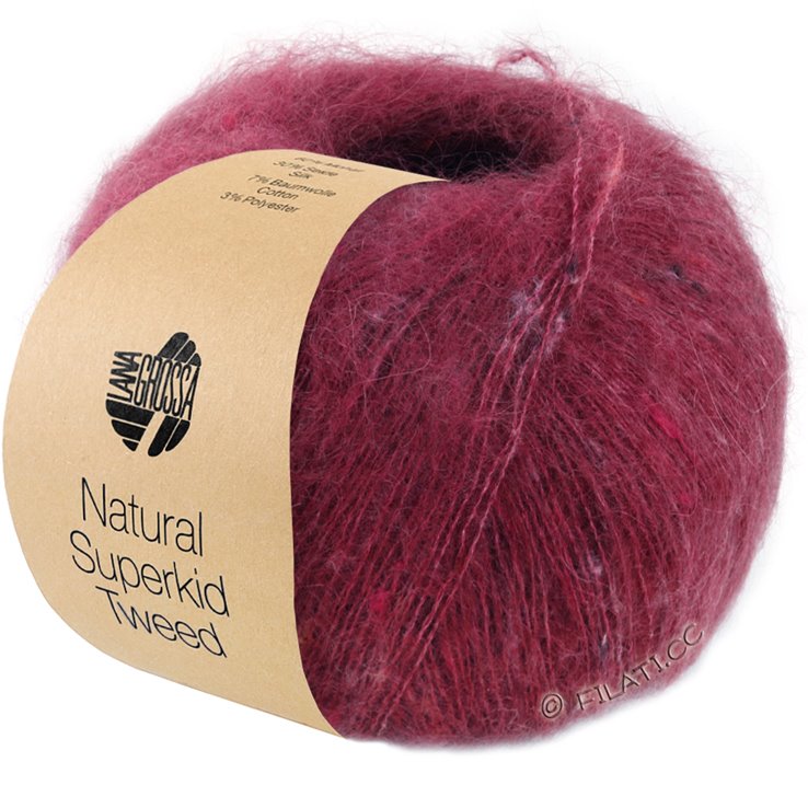 NATURAL SUPERKID TWEED - von Lana Grossa | 612-Orientrot