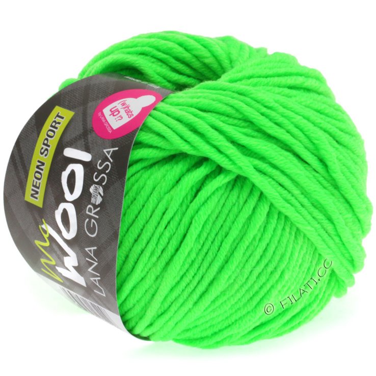 Lana Grossa NEON Sport (McWool) | 101-Neongrün