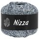 Lana Grossa NIZZA | 05-Weiß/Jeans/Silber