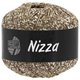 Lana Grossa NIZZA | 10-Weiß/Graubraun/Gold