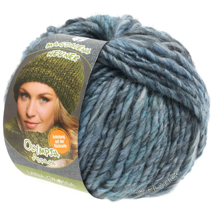 OLYMPIA Alpaca - von Lana Grossa | 901-Hellblau/Graublau/Jeans meliert