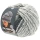 Lana Grossa OLYMPIA Denim | 252-Weiß/Grau meliert/Mittelgrau/Dunkelgrau