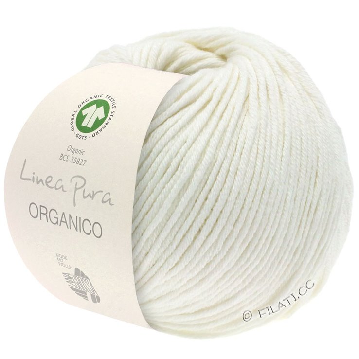 ORGANICO (Linea Pura) - von Lana Grossa | 007-Weiß