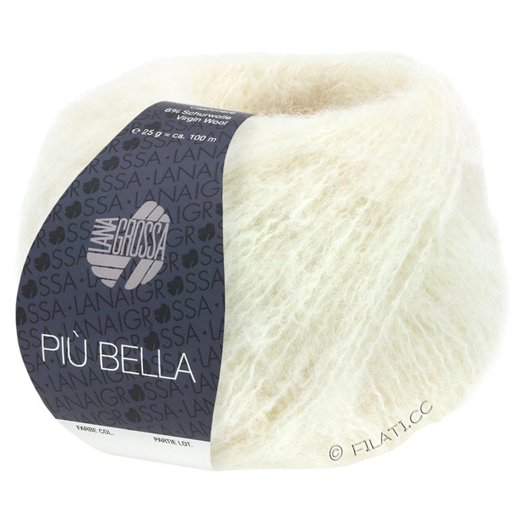 PIÙ BELLA - von Lana Grossa | 01-Rohweiß