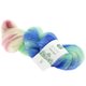 SILKHAIR Hand-dyed - von Lana Grossa | 602-Blau/Mint/Zartgrün/Hellgrau/Rosa/Grau