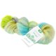 SILKHAIR Hand-dyed - von Lana Grossa | 607-Hellblau/Weiß/Gelbgrün/Grau/Türkis