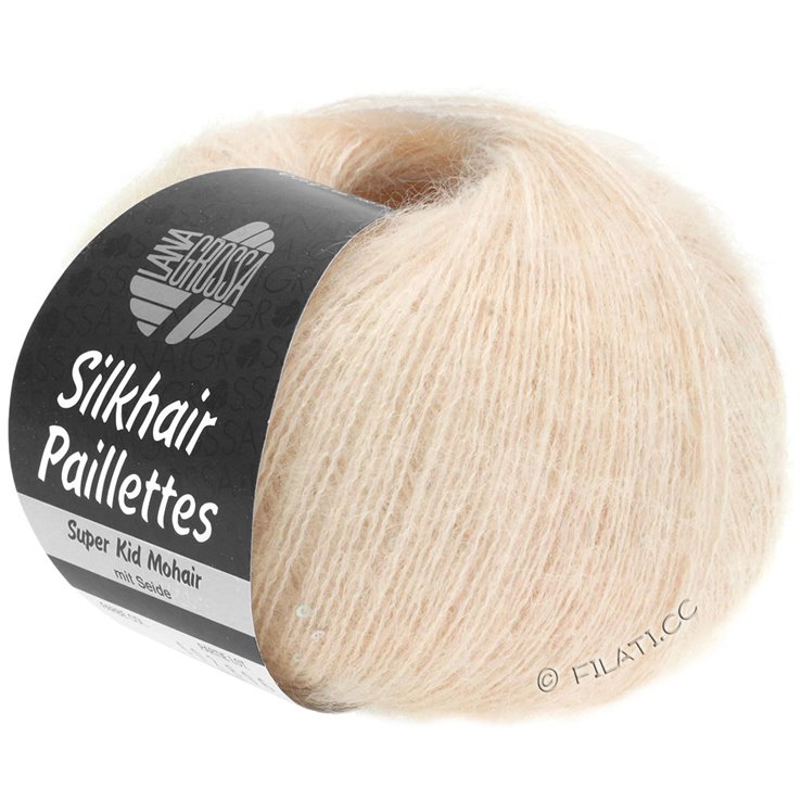 SILKHAIR Paillettes - von Lana Grossa | 401-Blassrosa