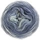 Lana Grossa SLOW WOOL LINO Dégradé | 205-Hellgrau/Mausgrau/Blaugrau