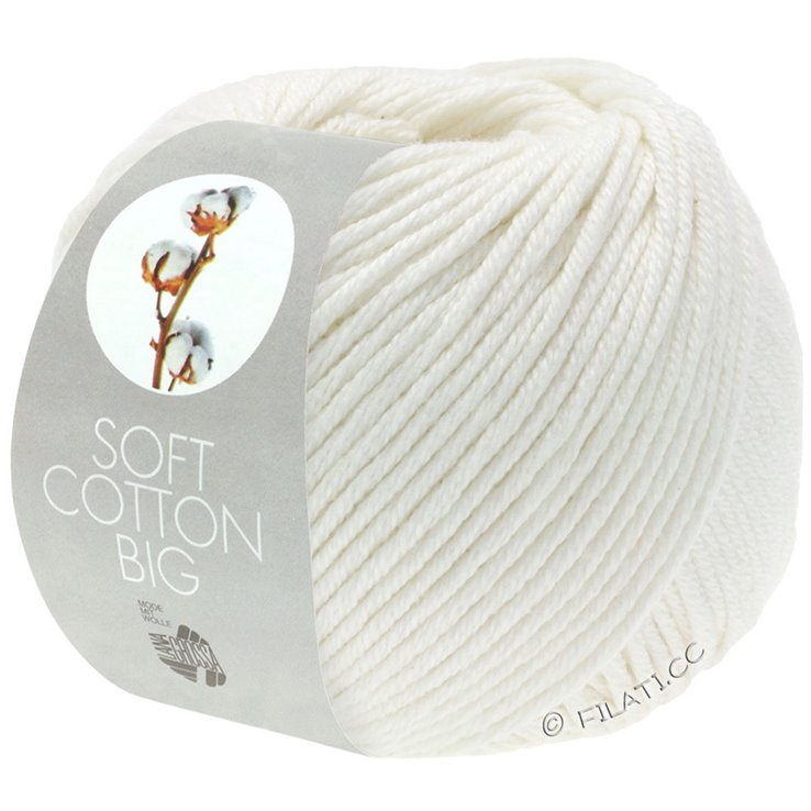 SOFT COTTON Big - von Lana Grossa | 01-Weiß