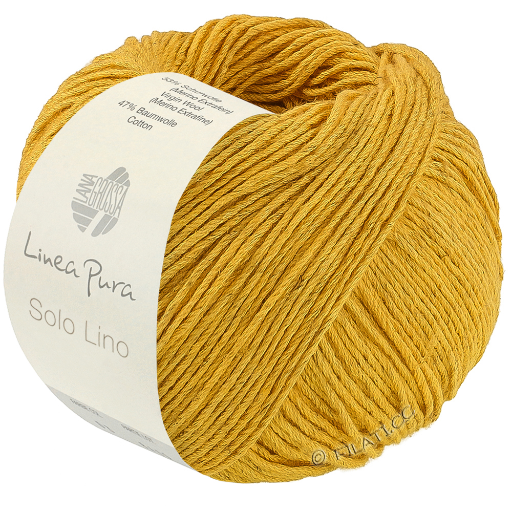 SOLO LINO (Linea Pura) - von Lana Grossa | 79-Gelb