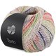 Lana Grossa TORTO | 08-Rohweiß/Rosa/Grün/Orange/Marine/Blassgrün/Hellblau