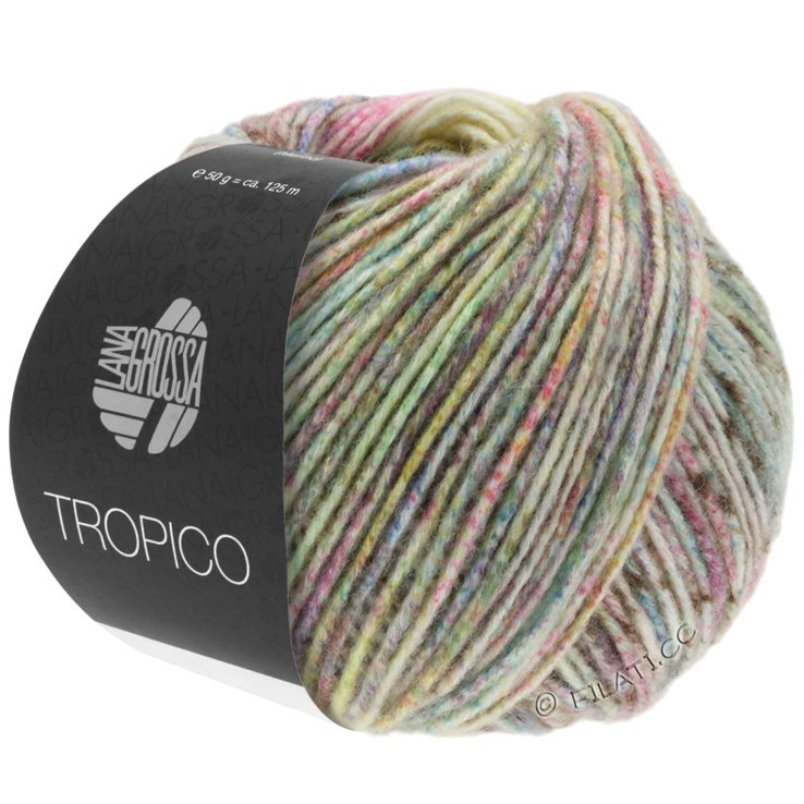 TROPICO - von Lana Grossa | 01-Pistazie/Lindgrün/Terrakotta/Khaki/Zyklam/Lila/Rosa/Gelb