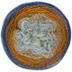 Lana Grossa TWISTED CASHMERINO | 802-Rohweiß/Bleu/Orangebraun/Petrolblau