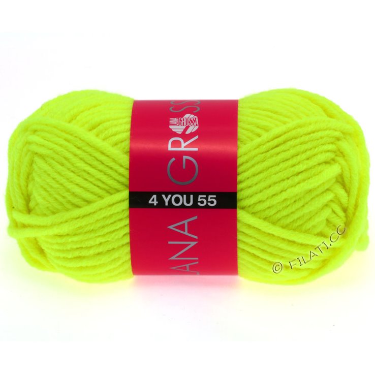 NEON-4YOU 55 - von Lana Grossa | 501-Neongelb