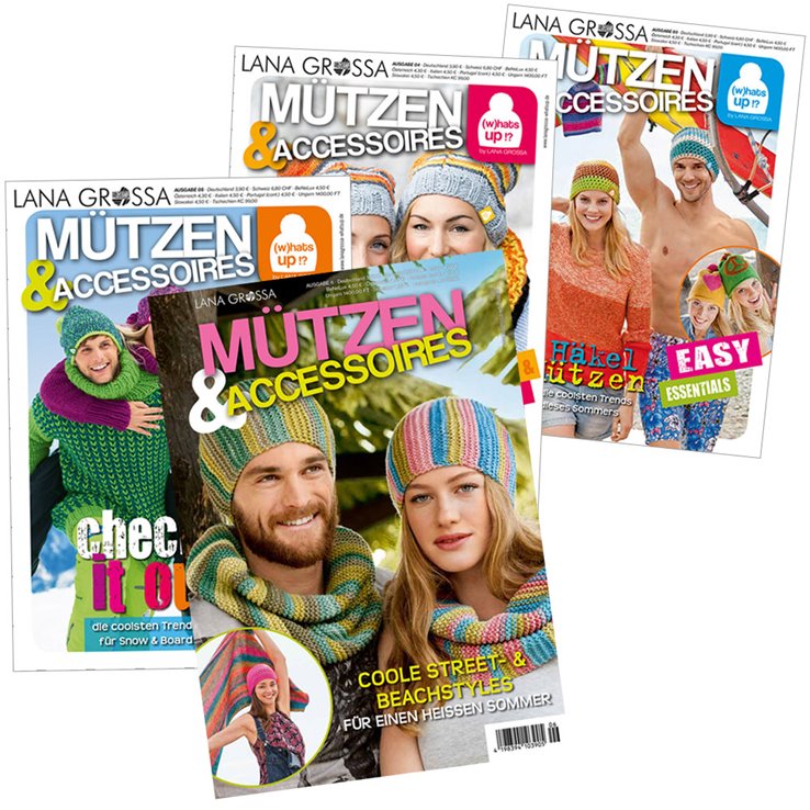 Mützen & Accessoires No. 3, 4, 5 & 6 - von Lana Grossa
