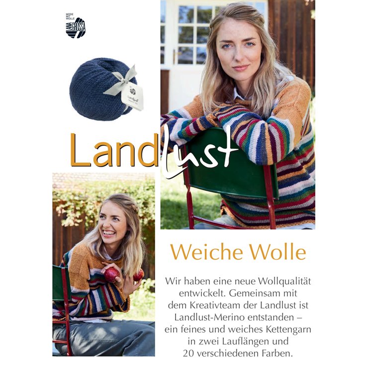 LANDLUST Flyer - von Lana Grossa