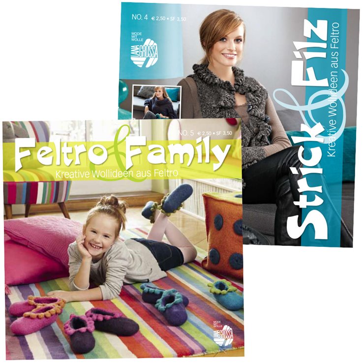 STRICK & FILZ No. 4 & 5 von Lana Grossa