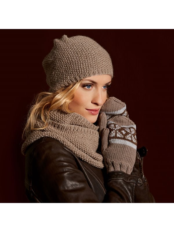 MÜTZE IM PERLMUSTER Cool Wool Alpaca von Lana Grossa