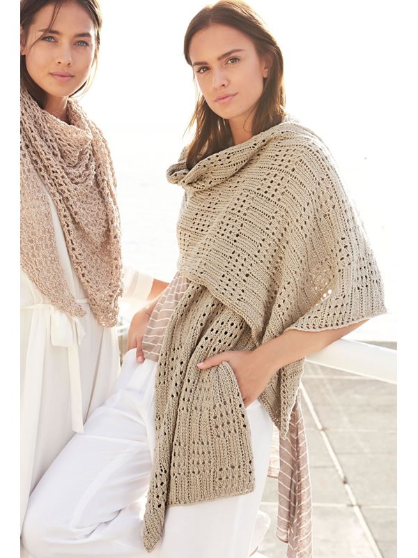 STOLA MIT LOCHMUSTER 365 Cotone von Lana Grossa
