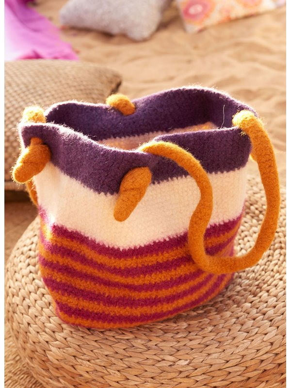 Lana Grossa BUNTE IBIZA-TASCHE Feltro