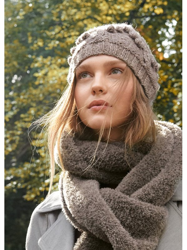 MÜTZE MIT NOPPEN Alta Moda Alpaca von Lana Grossa