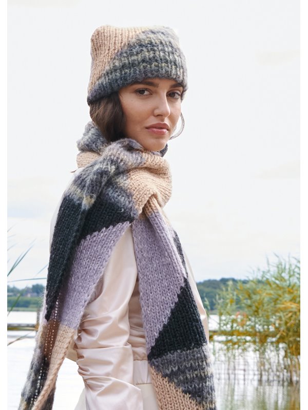 MÜTZE Brigitte No. 2 Seta, Twin 50 g & Lala Berlin Lovely Cotton von Lana Grossa