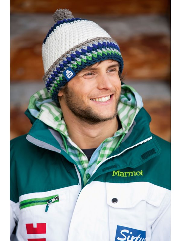 Lana Grossa MÜTZE Mille II uni/neon