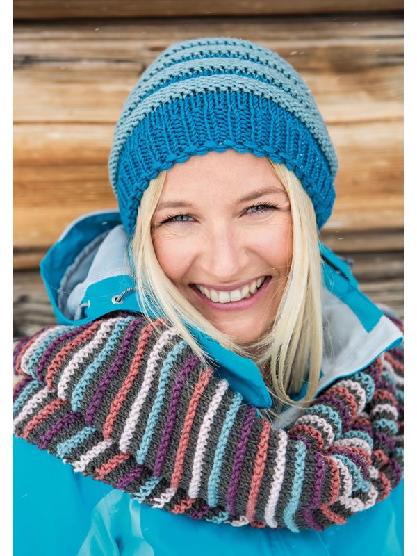 DREIECKSTUCH BINGO Melange (GOTS) von Lana Grossa