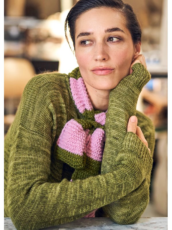 SCHAL MIT STREIFEN Brigitte No. 2 von Lana Grossa