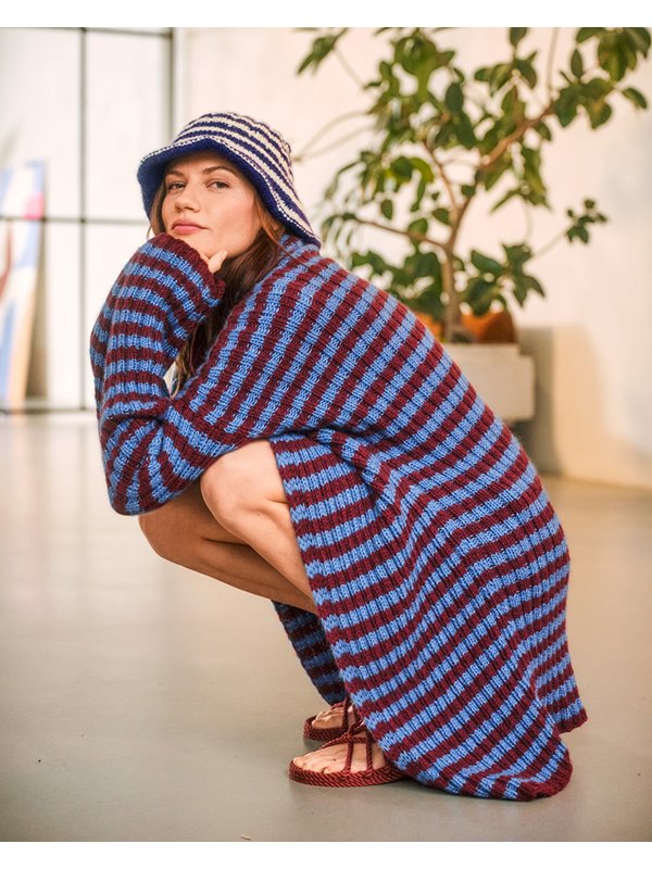 STREIFENJACKE Brigitte No. 2 von Lana Grossa