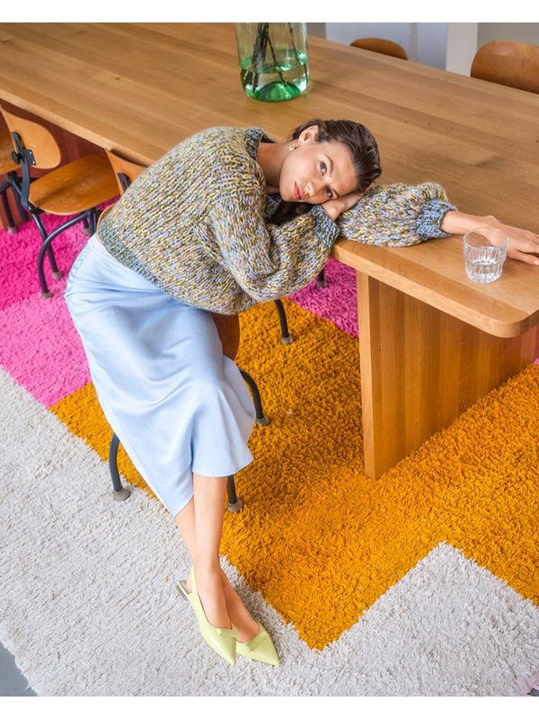 MELIERTER PULLOVER Brigitte No. 2 von Lana Grossa