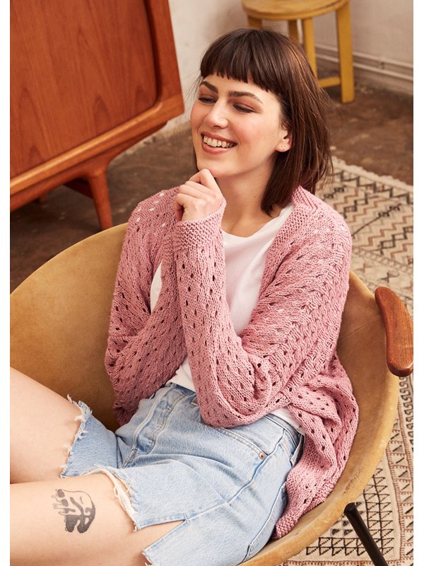 Lana Grossa LOCHMUSTER-JACKE Brigitte No. 4