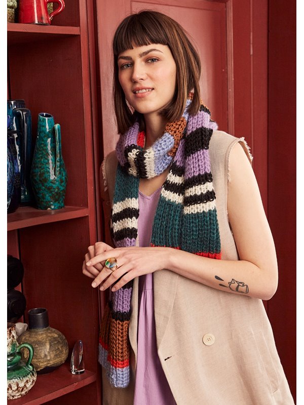 Lana Grossa STREIFENSCHAL Brgitte No. 4