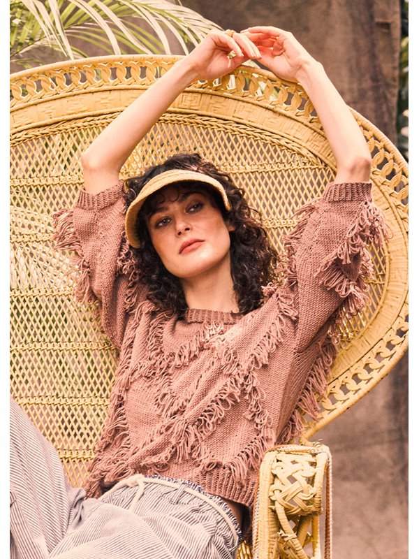 PULLOVER MIT RHOMBEN Brigitte No. 4 von Lana Grossa