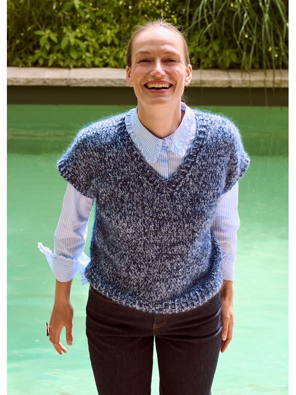 MELIERTER PULLUNDER Brigitte No. 2 & Brigitte No. 3 von Lana Grossa