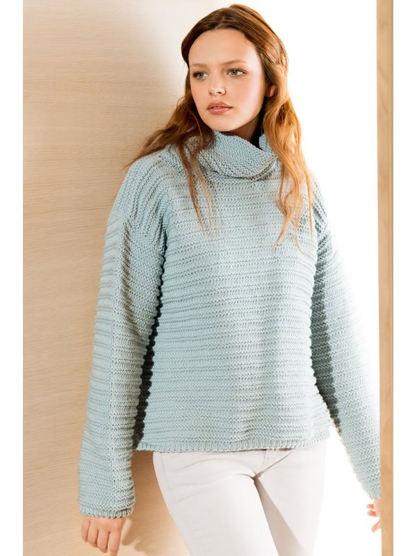 PULLOVER BINGO Melange (GOTS) von Lana Grossa
